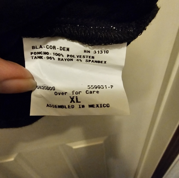 AB Studio Poncho Top - XL - Picture 4 of 5